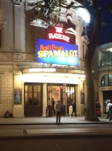 Spamalot at the Playhouse Theater.